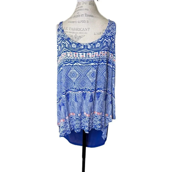 Torrid Summer Festival Beach Lake Top EUC worn once size 1 Bohemian - Picture 1 of 9